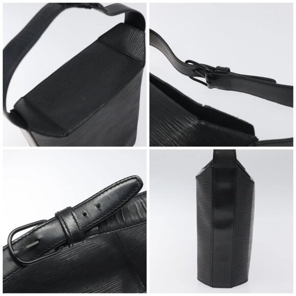 LOUIS VUITTON Epi Sac Seau Shoulder Bag Black M80161 LV Auth 126787 - Picture 16 of 16